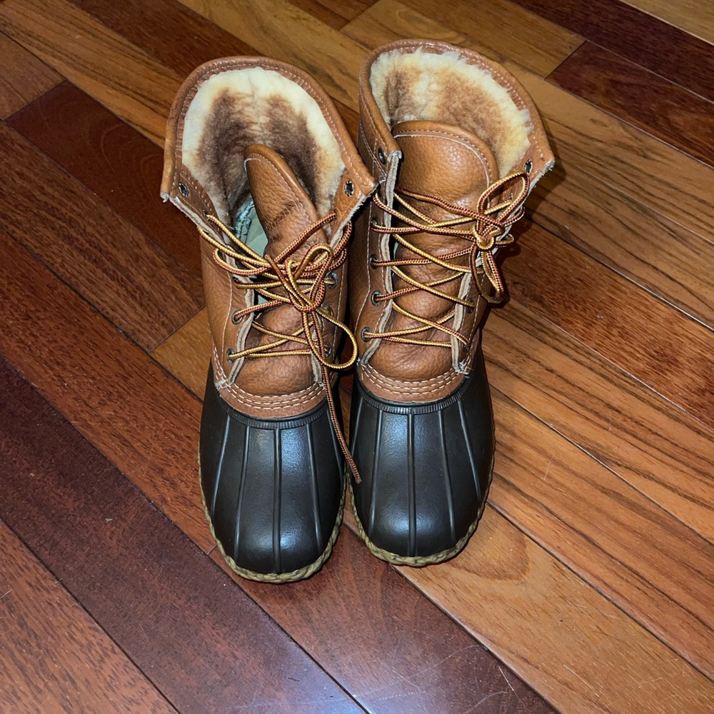Fur lined LL Bean Boots